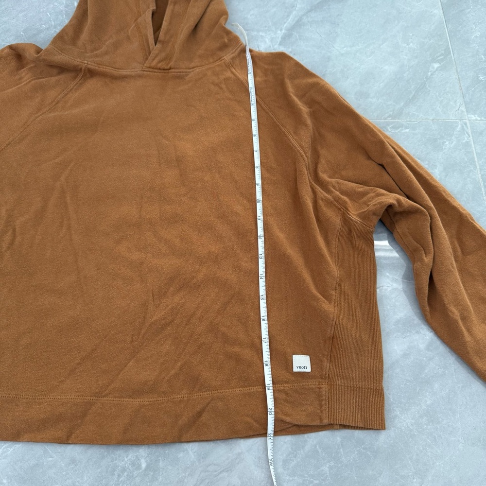 Women’s Vuori Sunnyside Hoodie Pullover Sweatshirt Cinnamon Athleisure Medium - Picture 16 of 16